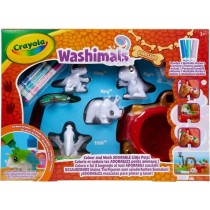 Washimals - CRAYOLA - Mes Animaux a Colorier - Dinosaures - Pour Enfan