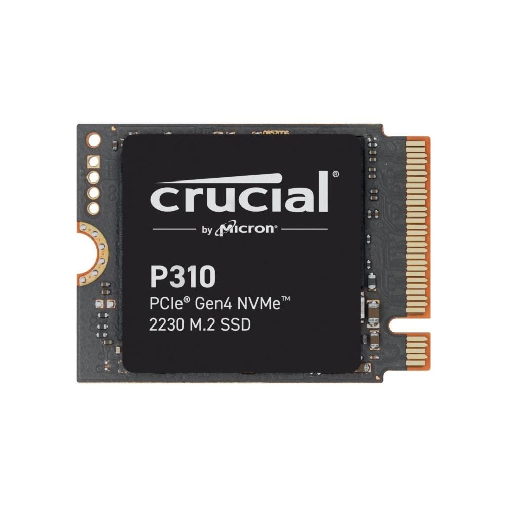 Disque SSD Interne - CRUCIAL - P310 2To PCIe Gen4 2230 NVMe M.2 SSD (C