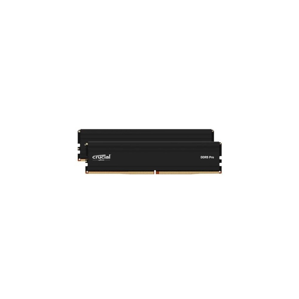 Mémoire RAM - CRUCIAL - Pro DDR5 32Go Kit (2x16Go) - 6000MHz - Intel