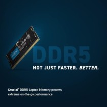 Mémoire RAM - CRUCIAL - DDR5-4800 SODIMM - 16 Go (CT16G48C40S5)