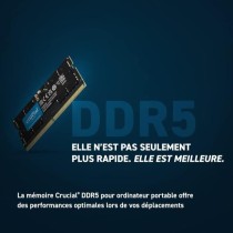 Mémoire RAM - CRUCIAL - DDR5-4800 SODIMM - 32 Go (CT32G48C40S5)