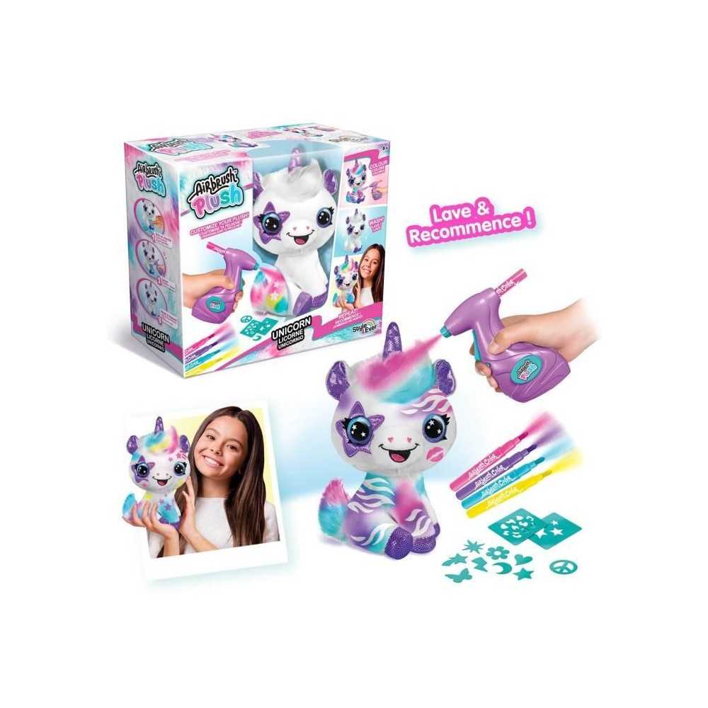 Canal Toys Peluche a personnaliser Licorne - Airbrush électrique avec