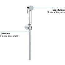 Ensemble de douche 1 jet avec support mural GROHE Vitalio Trigger Spray 30 Chromé