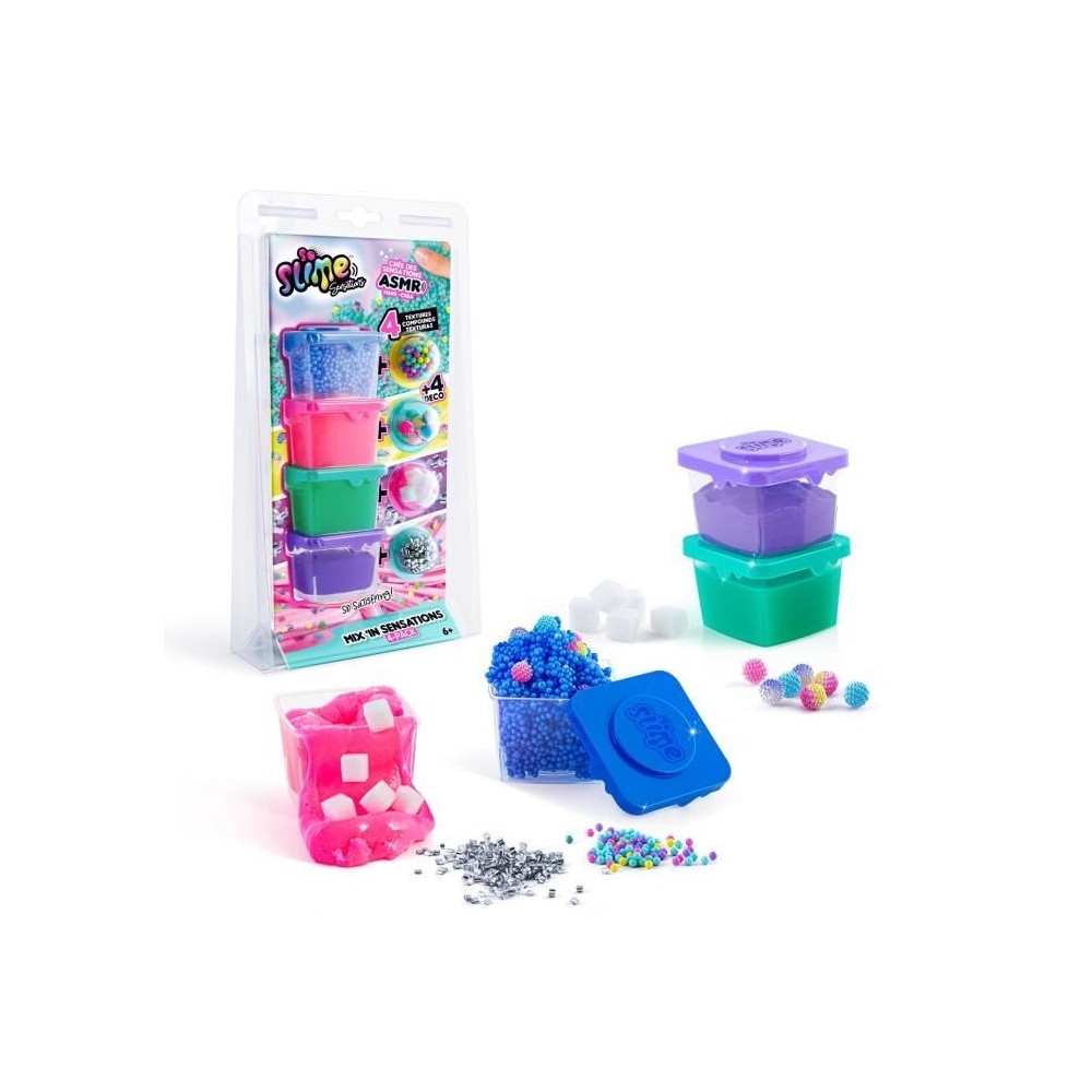 Canal Toys - So Slime DIY - Mix'in Sensations 4-pack - Loisirs Créati