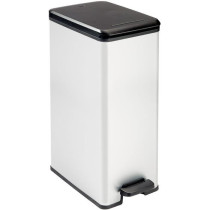 Poubelle Slim - SLIM BIN - CURVER - 40L - Gain de place - 40 x 25 x 61