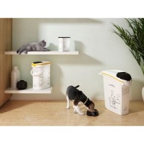 CURVER Conteneur a croquettes pour chat 4 kg - 10L - Le diner et servi