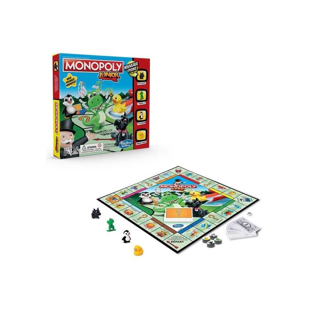 MONOPOLY Junior - Jeu de société pour enfants - Jeu de plateau - Version francaise