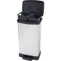 Poubelle Duo Rectangle - DECO BIN - CURVER - 46L (23+23L) - Double com