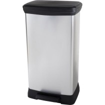 Poubelle Duo Rectangle - DECO BIN - CURVER - 46L (23+23L) - Double com