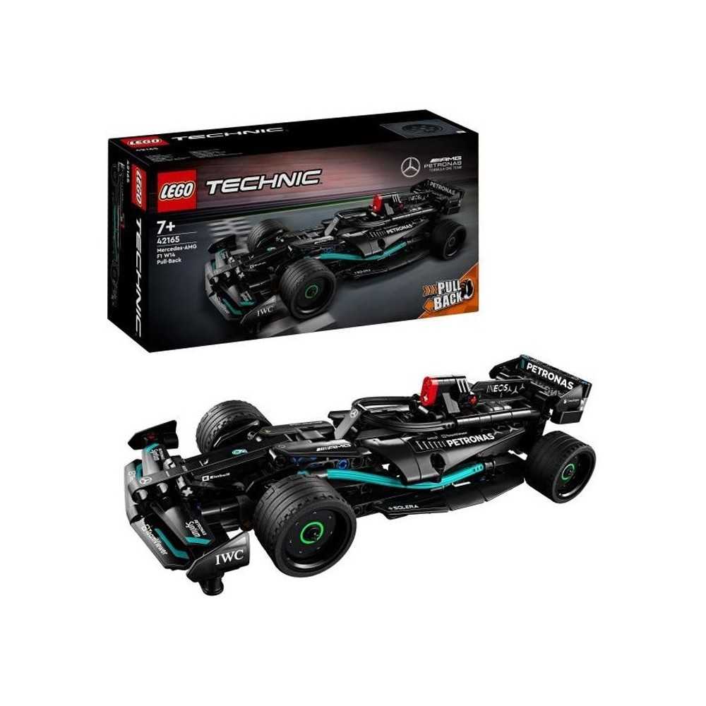 LEGO Technic 42165 Mercedes-AMG F1 W14 E Performance Pull-Back, Voiture Jouet, Réplique