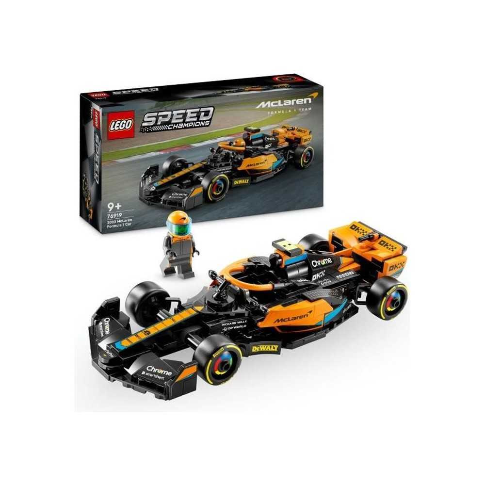 LEGO Speed Champions 76919 La Voiture de Course de Formule 1 McLaren 2023, Véhicule Jouet