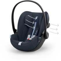 Coque Auto bébé Cloud G CYBEX i-Size - Inclinable - Tissu respirant