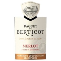 Daguet de Berticot Atlantique Merlot - Vin rouge de Bordeaux