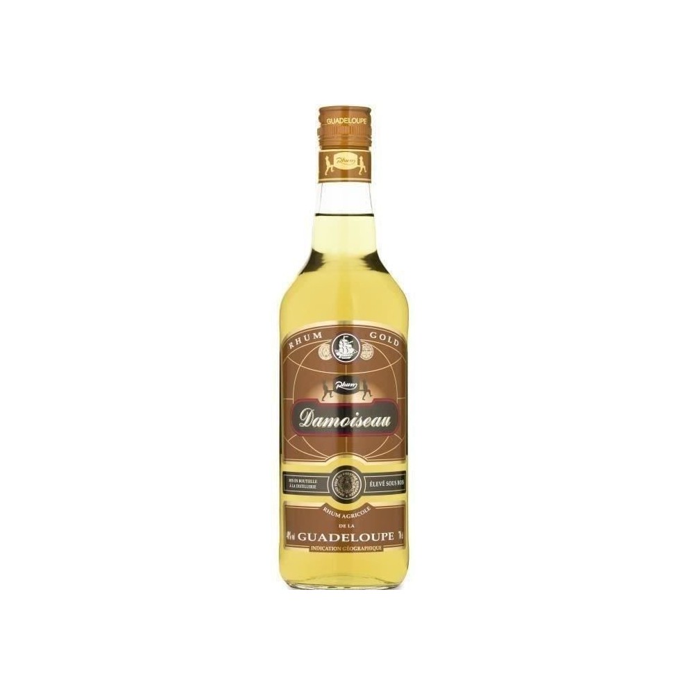 Rhum Damoiseau - Rhum ambré agricole - Guadeloupe - 40%vol - 70cl