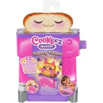 Toasty Treatz - MOOSE TOYS - COOKEEZ MAKERY - Peluche parfumée en forme de toast, grille-pain interactif