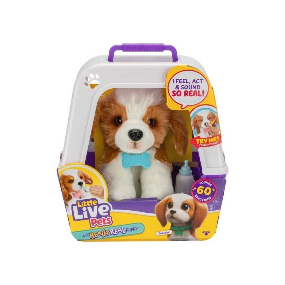 Mon Chiot Beagle - MOOSE TOYS - REALLY REAL - LITTLE LIVE PETS - Chiot interactif avec sons et réactions