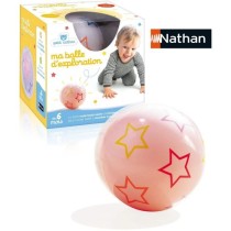 Jouet - NATHAN - Balle d'exploration - Motricité pour bébés, change de couleur et direction