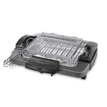 Barbecue électrique DELONGHI BQ60.X - Double grille - 1 900 W - Plate