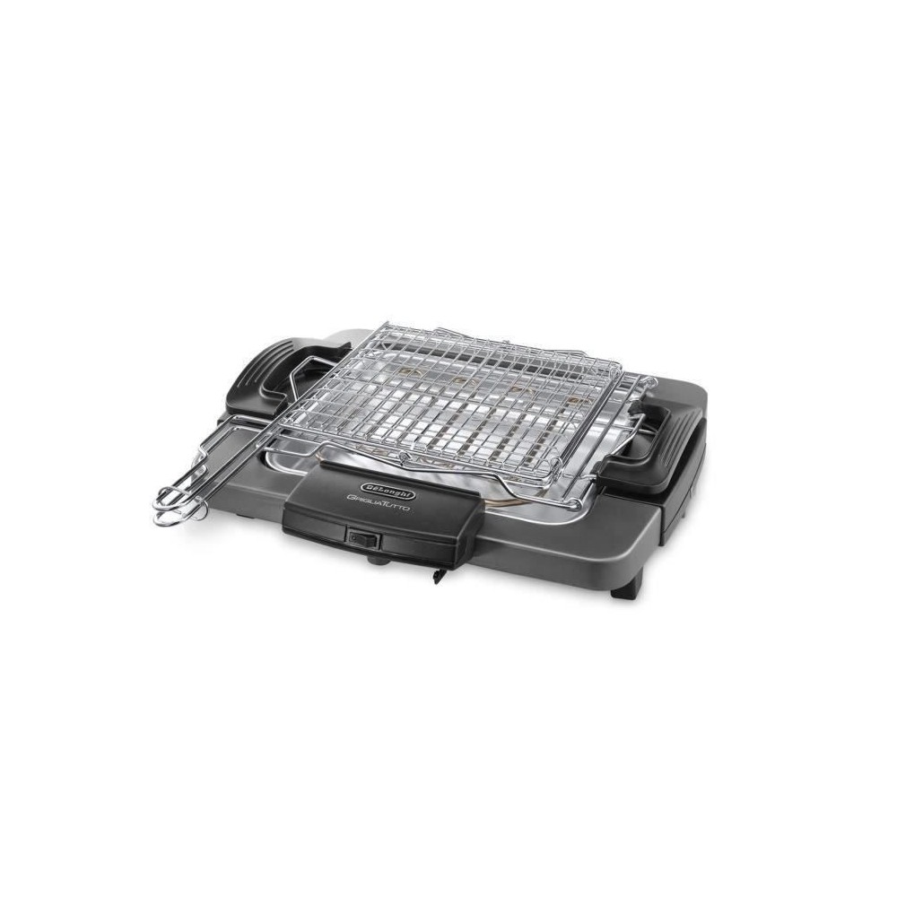 Barbecue électrique DELONGHI BQ60.X - Double grille - 1 900 W - Plate