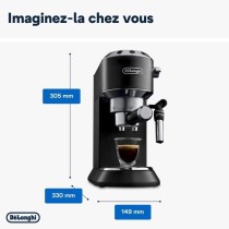 Machine expresso classique - DELONGHI EC685.BK Dedica Style - Noir - C