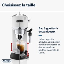 Machine expresso classique - DELONGHI EC 685.W Dedica Style - Blanc