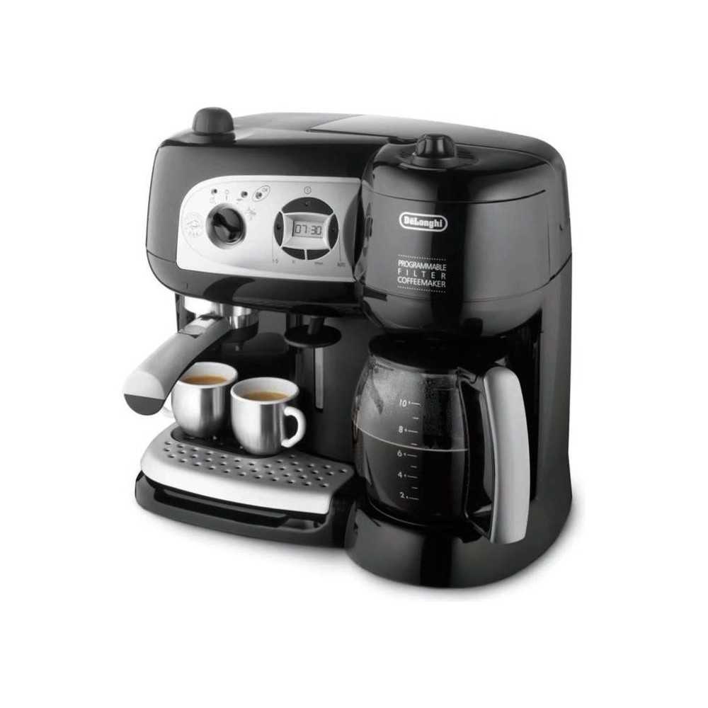 DELONGHI BCO 264.1 - Combiné expresso cafetiere - Noir - Café moulu