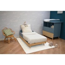 Ens. lit bébé 70 x 140 Kit évolutif, commode 2 tiroirs 3, niches et