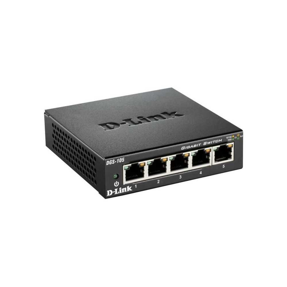 DLINK - DGS105 Switch 5 ports Gigabit