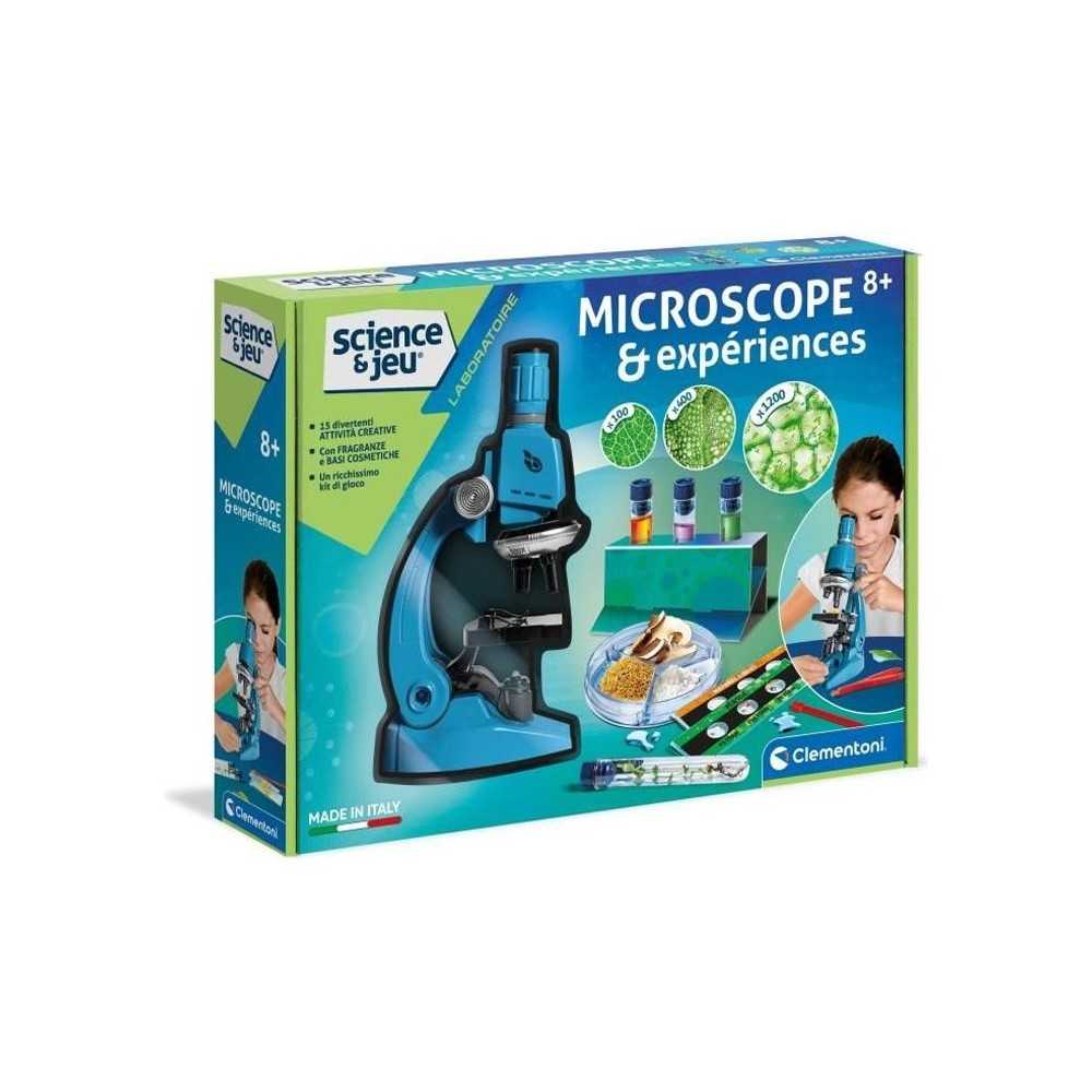 Clementoni - Sciences et Jeu - Super Microscope Professionnel - 8 ans et +