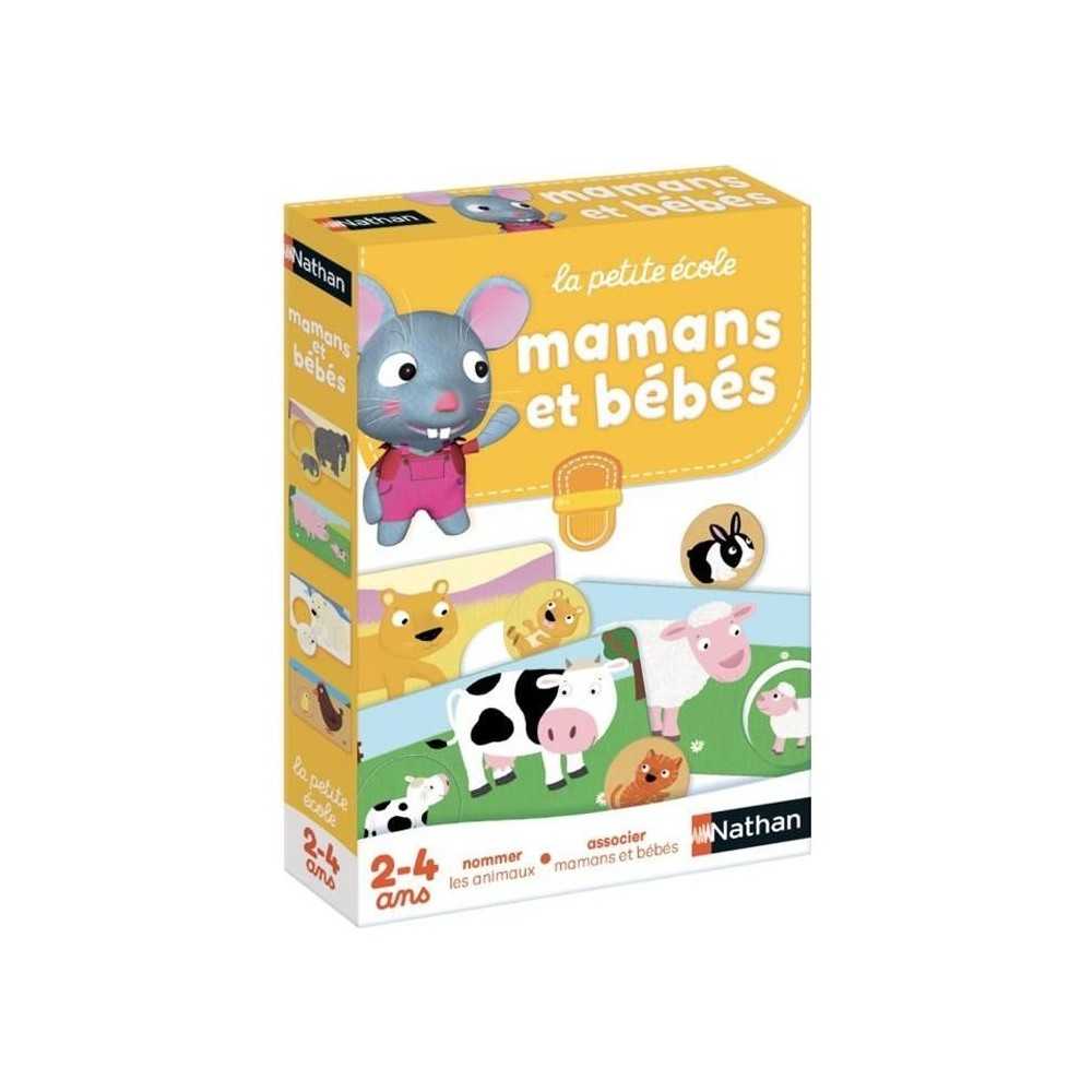 Jeu d'association NATHAN La Petite Ecole - Mamans et Bébés - Bébé