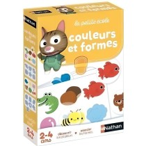 Jeu d'association NATHAN La Petite Ecole - Couleurs et Formes - Pour e