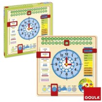 Horloge calendrier - GOULA - Apprentissage des mois, saisons, jours et