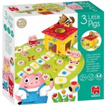 Jeu coopératif - GOULA - 3 Little Pigs - Aidez les cochons a rentrer