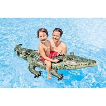 Bouée gonflable Alligator a chevaucher INTEX - Dimensions 170 x 86 cm - Pour enfants a partir de 3 ans