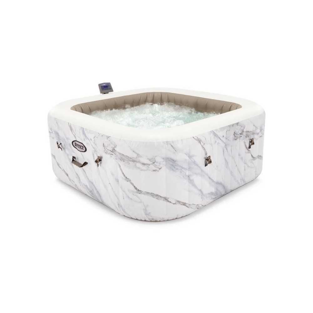 Spa gonflable INTEX - Calacatta - 173 x 173 x 71 cm - 4 places - Carré - 28464EX