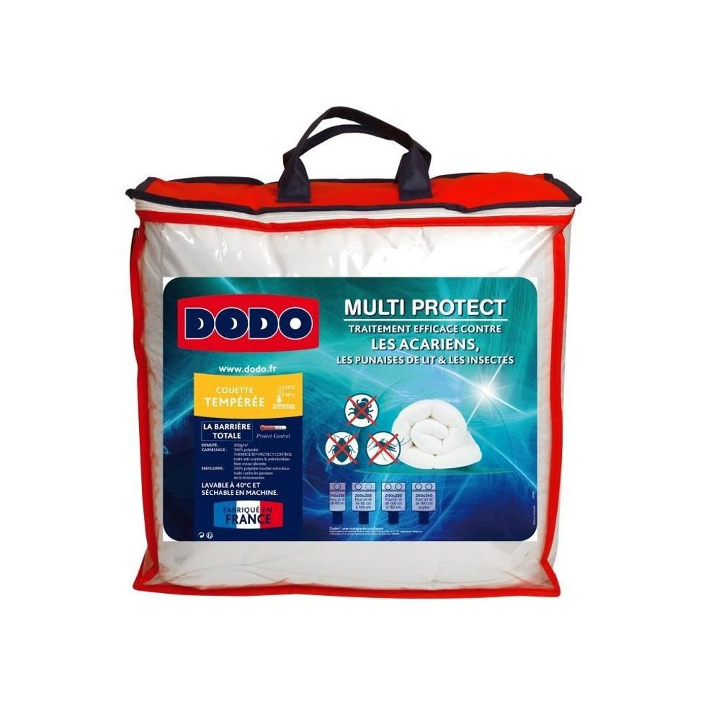 DODO Couette tempérée MULTIPROTECT - 240 x 260 cm