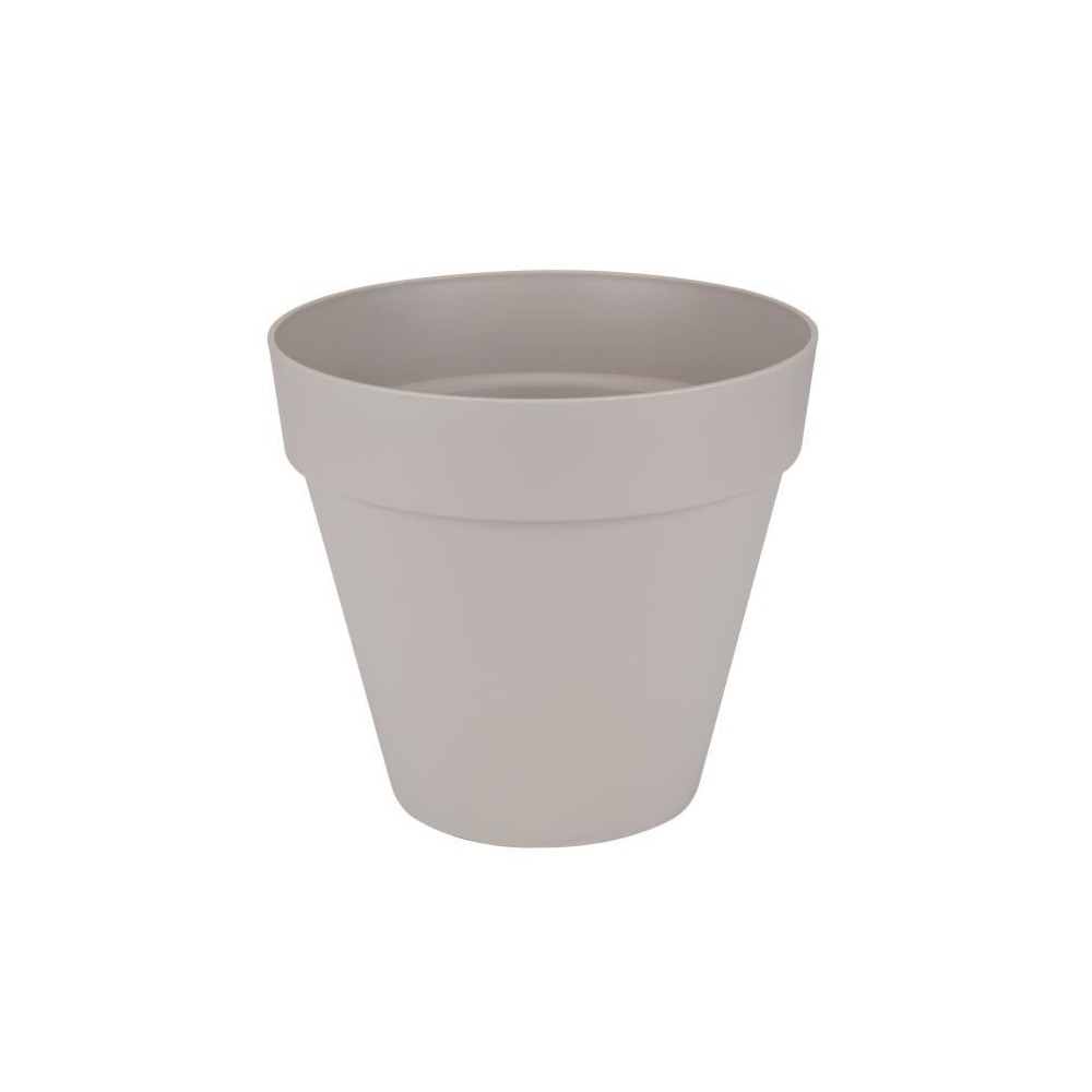 ELHO Pot de fleurs rond avec roues Loft Urban - Ø 50 cm - Gris chaud