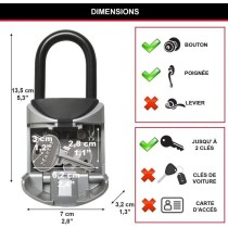 Boîte a Clé sécurisée Format XS avec Anse - MASTER LOCK 5406EURD