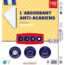 Protege matelas absorbant - 140x190 cm - Coton - Anti acariens