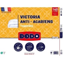 DODO Couette tempérée 300gr/m² anti-acarians VICTORIA 140x200 cm bl