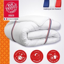 Couette 140x200 cm DODO CHAMPS DE LIN - Chaude - 450G/m² - Couette 1