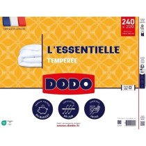 DODO Couette Tempérée - L'ESSENTIELLE - 220x240cm - 100% Polyester V