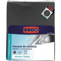 Housse de couette DODO - 140x200 cm - Coton - Antibactérien