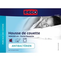 Housse de couette DODO - 140x200 cm - Coton - Antibactérien