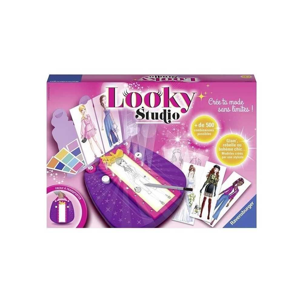 Looky Studio - Ravensburger - Loisirs créatifs - Dessins de mode - Studio de stylisme format maxi - des 6 ans