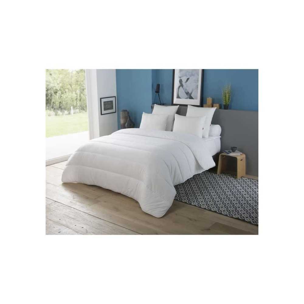 Couette chaude Country - 240 x 260 cm - 400gr/m² - Blanc - DODO