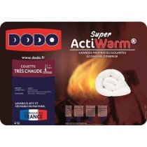 DODO Couette tres chaude 450g/m² SUPER ACTIWARM 240x260 cm blanc