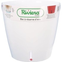 RIVIERA Bac a réserve d'eau - Rond - Ø 36 x H 33 cm - Blanc