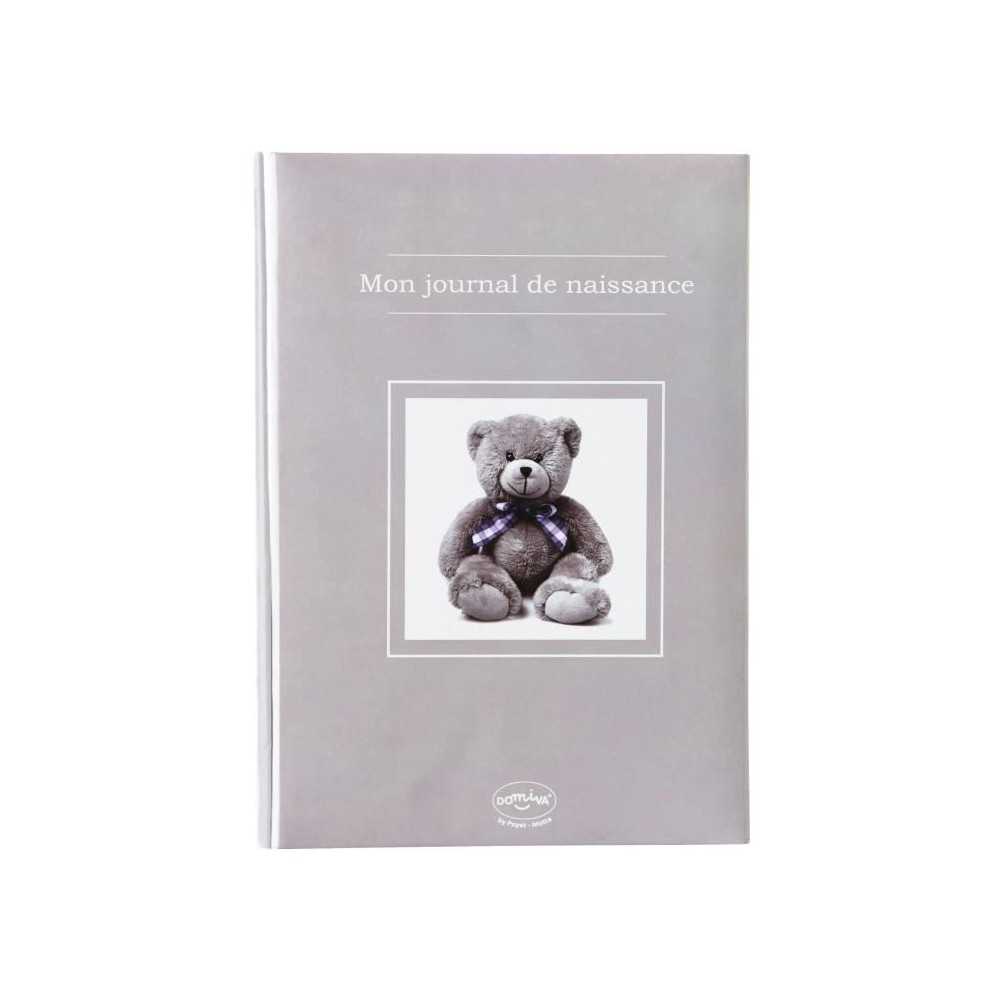 Journal de naissance - DOMIVA - Ourson - Taupe