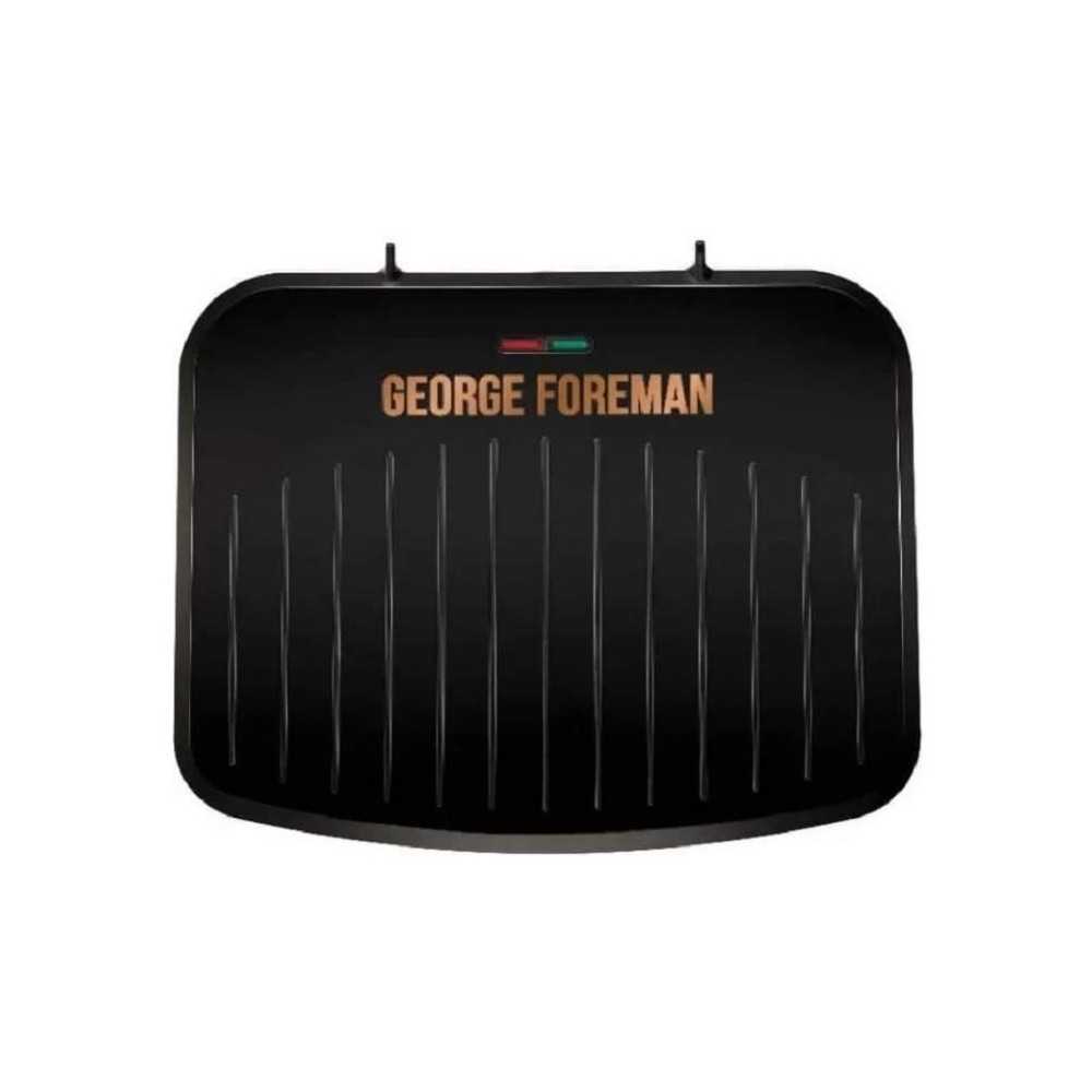 Fit Grill Copper Medium George Foreman 25811-56 - 2 en 1 - Rangement pratique - Performance & Design Premium - Nettoyage facile